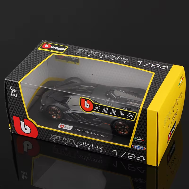 1:24 Lamborghini Terzo Millennio Alloy Sports Car Static Die Cast Vehicles Model Toys Diecast Voiture Gift Collectible