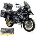1/10 R1250 GS ADV Alloy Racing Motorcycle Diecast Street Sports Motorcycle Model Simulation Sound Light Collection Children Gift