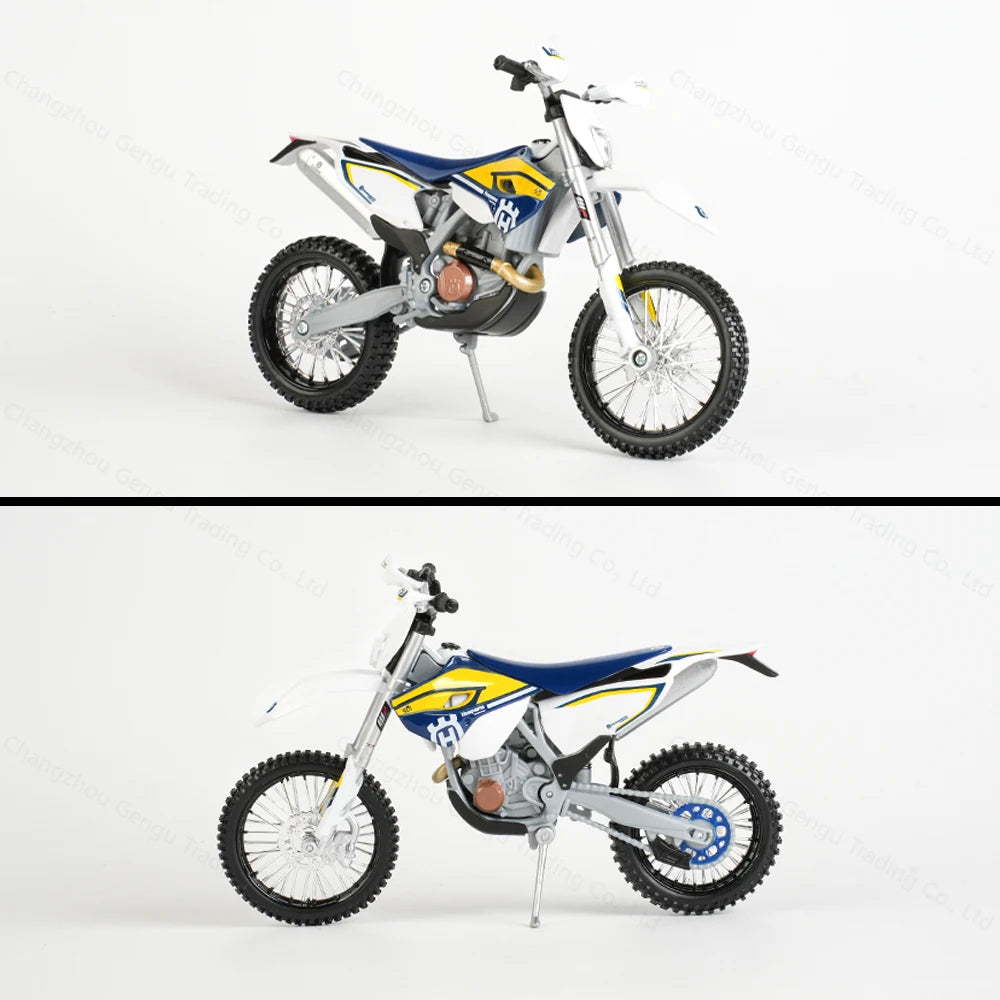 1:12 Husqvarna FE 501 Die Cast Vehicles Collectible Hobbies Motorcycle Model Toys
