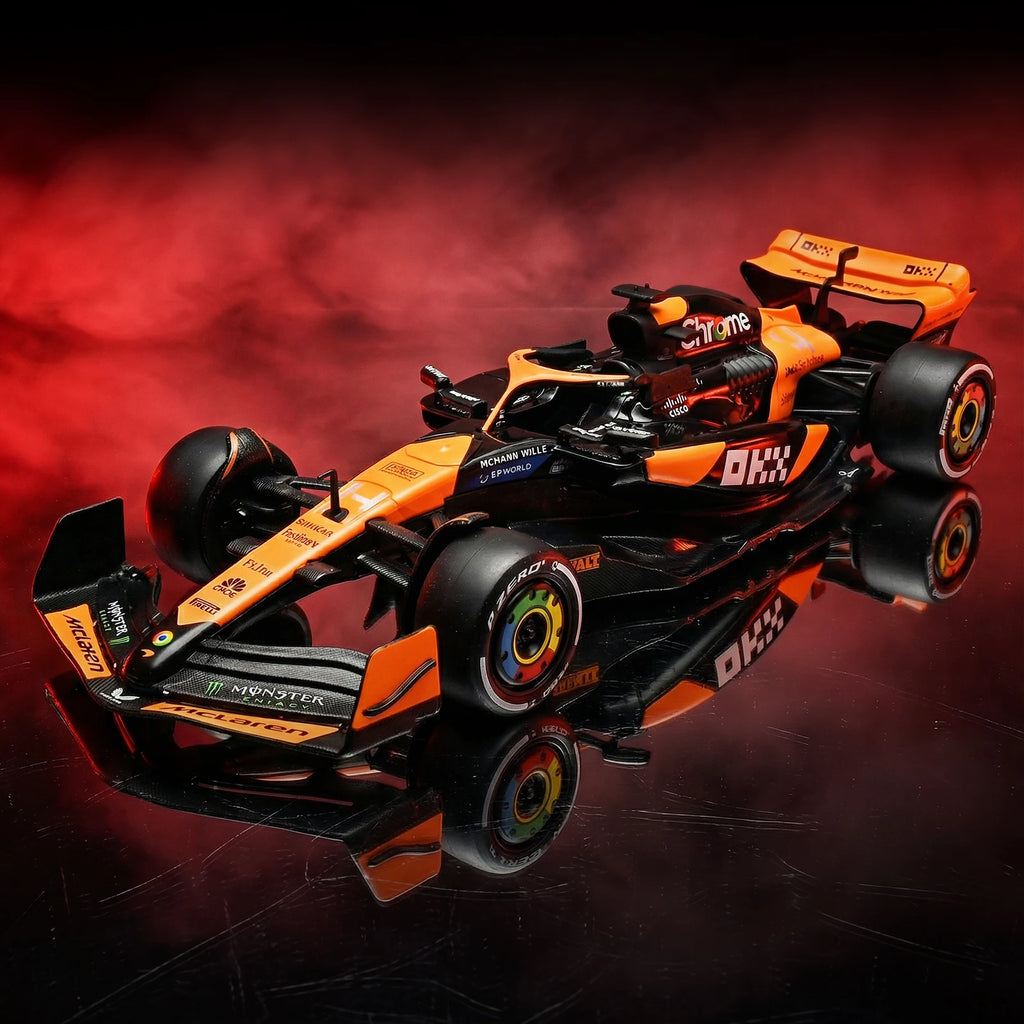 1:18 Aston Martin F1 No.14 Formula Mclaren F1 No.4 Alloy Metal Diecast Model Car High Simulation Collectibles Children Toy Cars