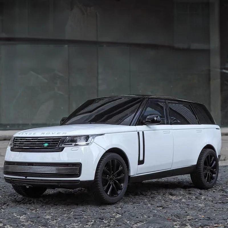 1/18 Land Range Rover Alloy Car Model Diecasts Metal Off-Road Vehicles Car Model Sound Light Simulation Collection Kids Toy Gift