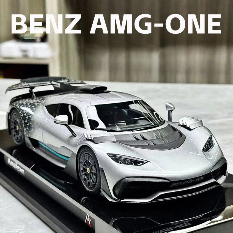 1:18 Mercedes-Benz ONE AMG Supercar Alloy Model Car Toy Diecasts Casting Sound and Light Car Toys for Children Vehicle